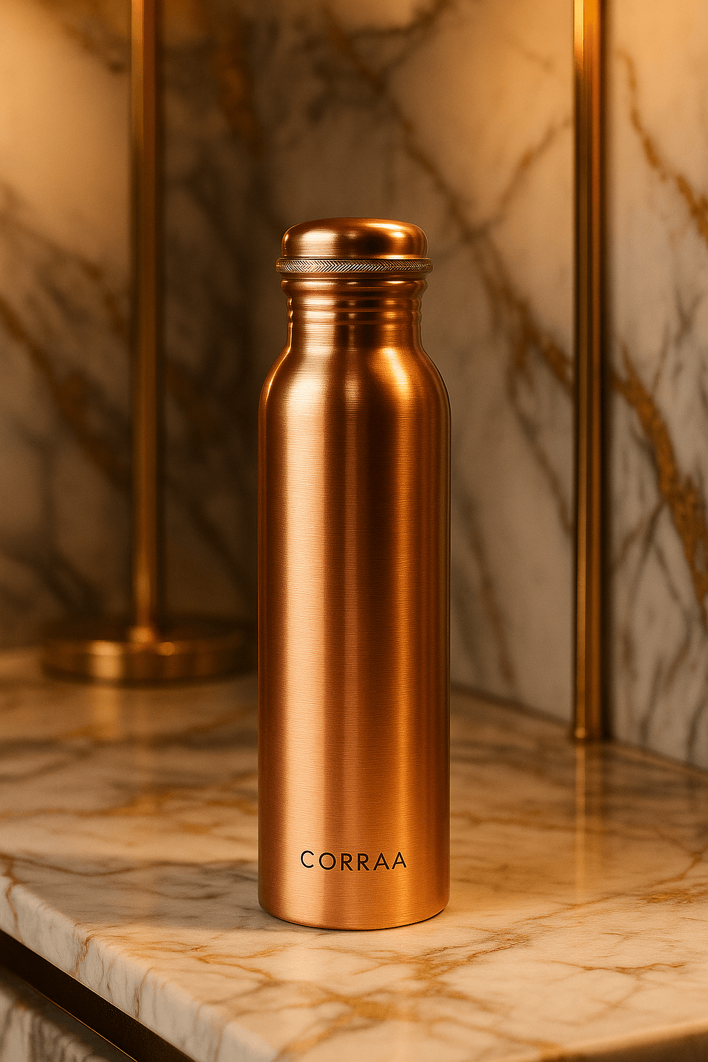 Corraa Classic Copper Bottle – 950 ml - Image 2
