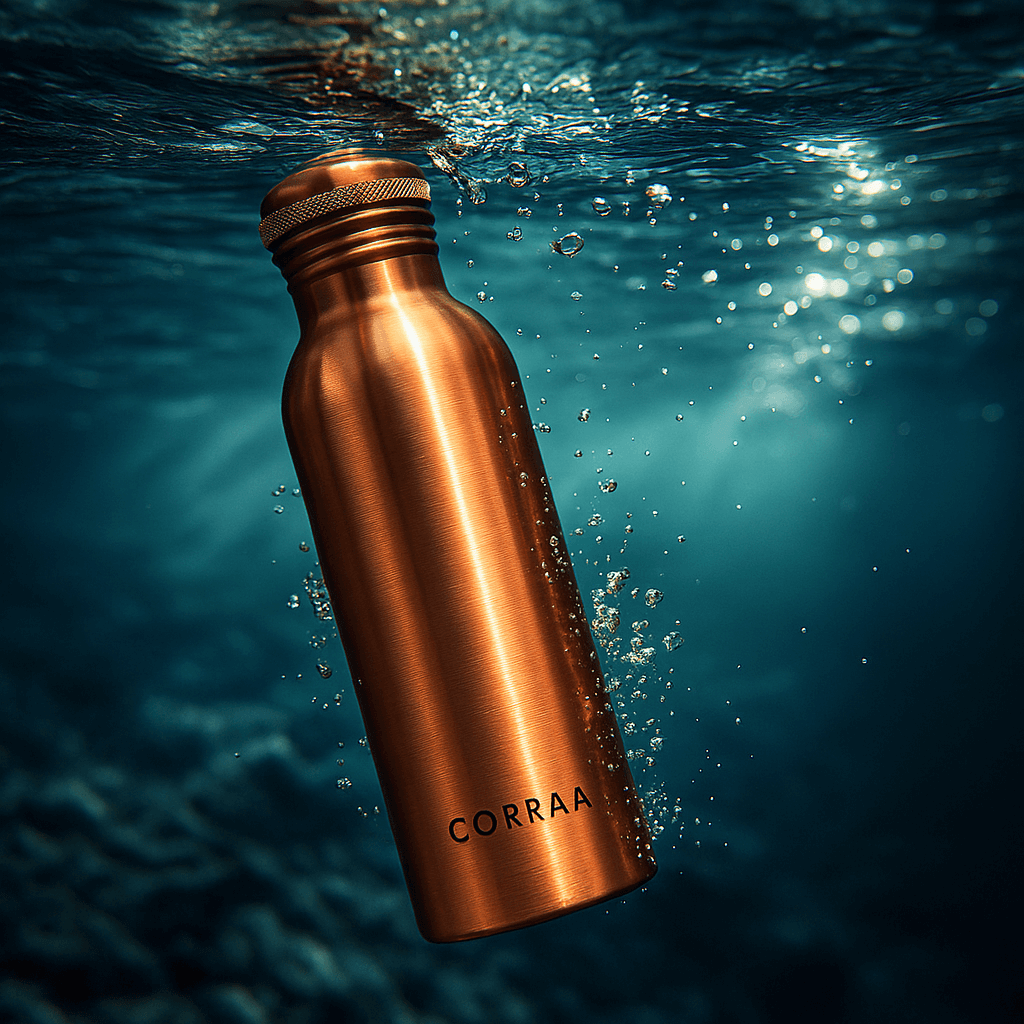 Corraa Classic Copper Bottle – 950 ml - Image 4